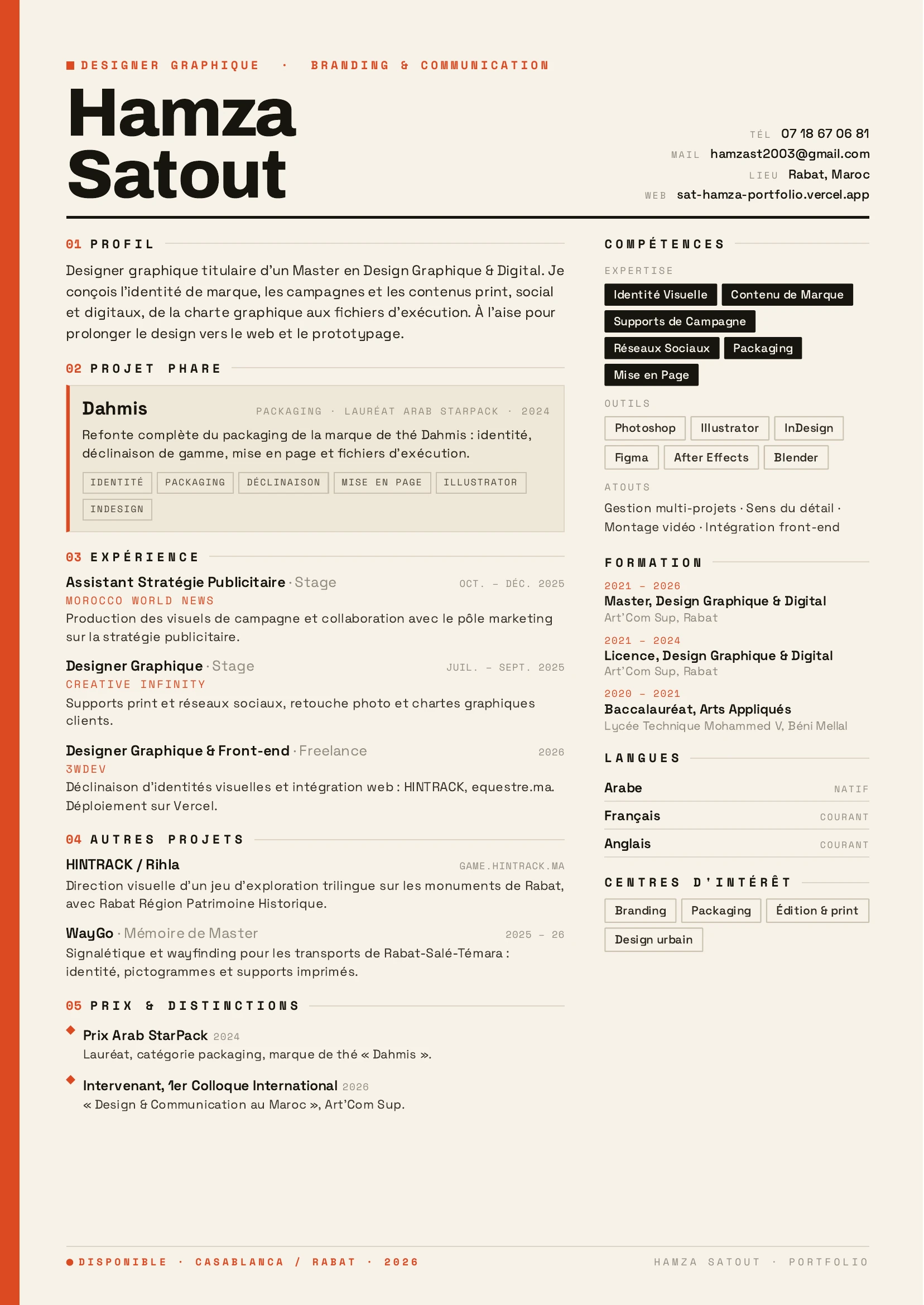 Hamza Satout CV