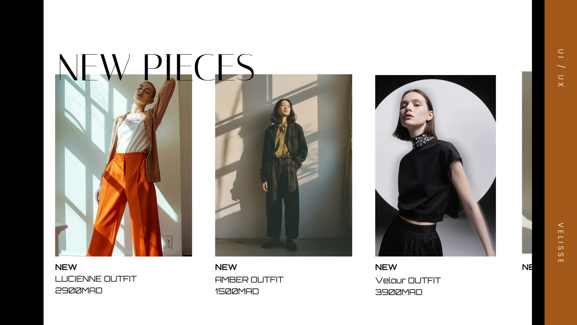 Velisse new pieces collection grid