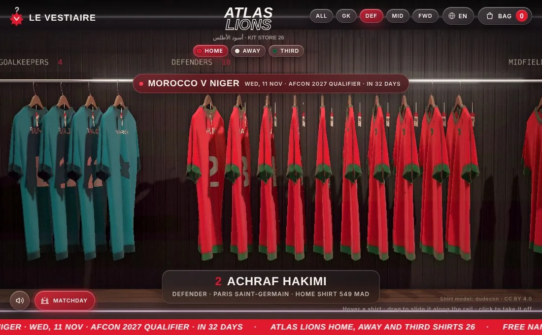 Le Vestiaire: Matchday mode with the countdown to Morocco v Niger